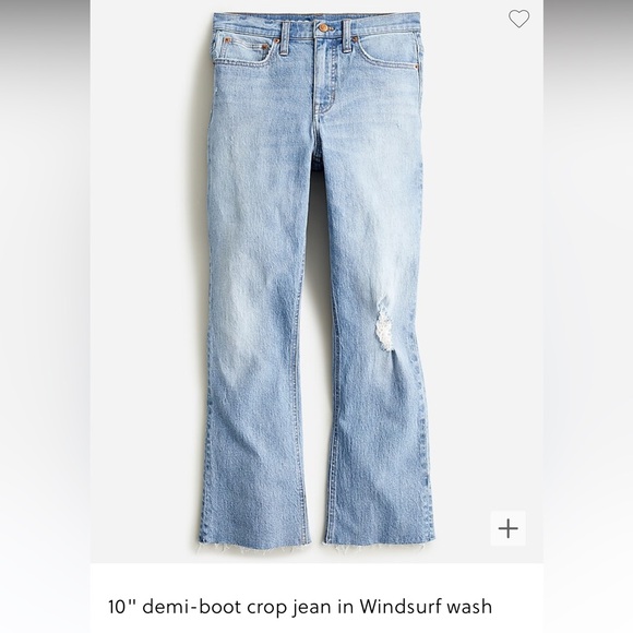 J.Crew demi boot crop jeans size 29 - Picture 13 of 13